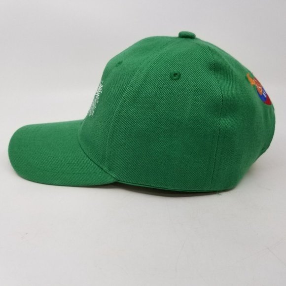 Loteria Nacional Bueno Suerte 38 Millones Strapback Hat Green Spanish Back Logo - Picture 4 of 8